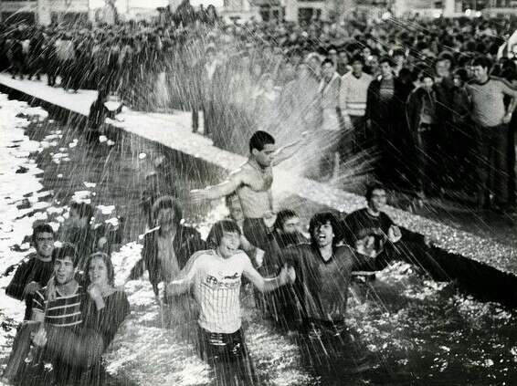 חגיגות זכייתה של מכבי ת"א באליפות אירופה // צילום: משה שי